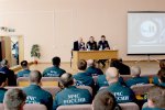 Пожарные учились открывать лифт в случае ЧС